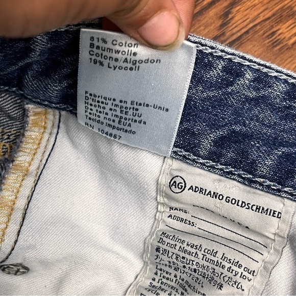 AG Adriano goldschmied the Bonnie relaxed denim short - Picture 8 of 8